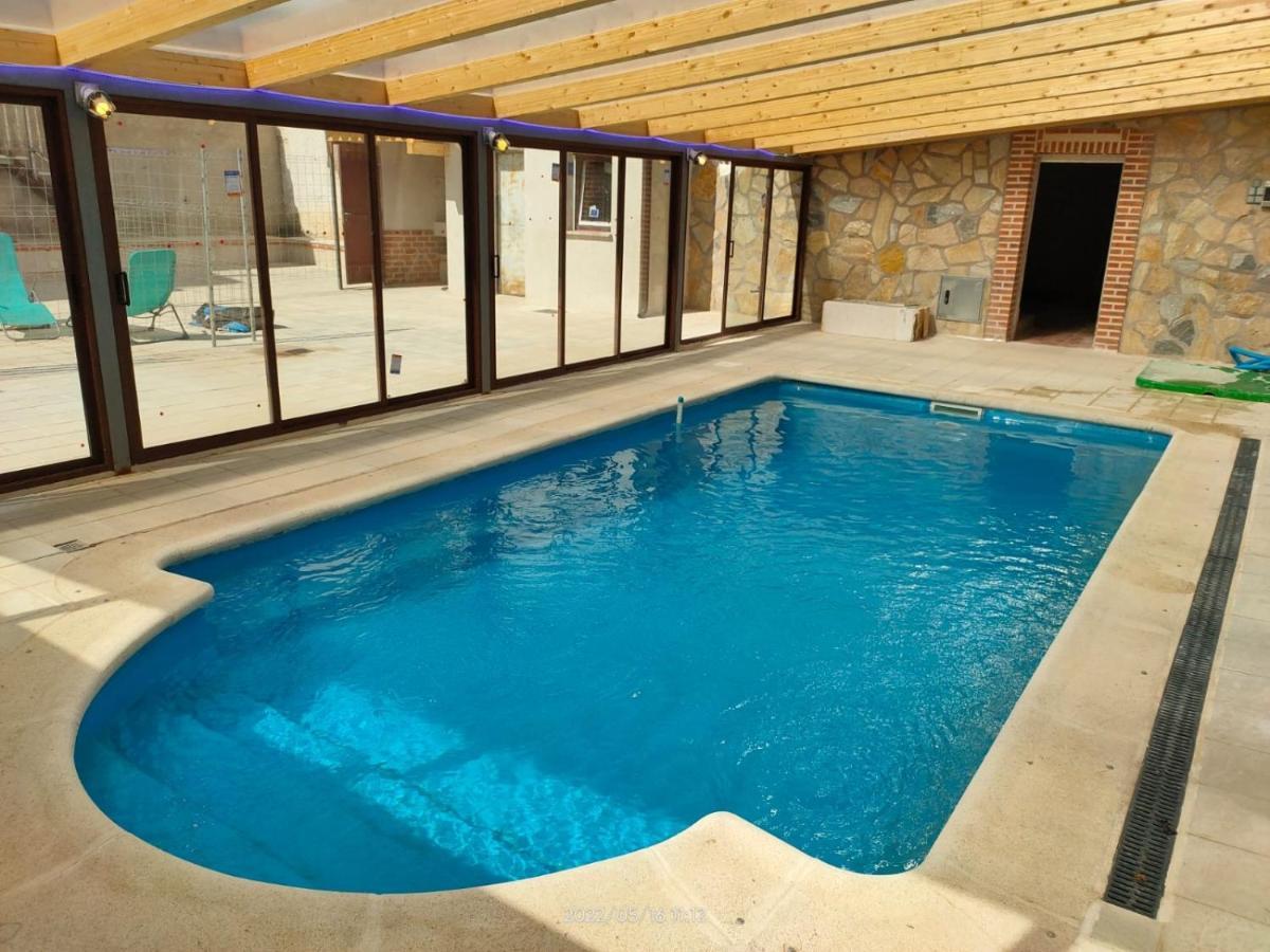 Casa Rural Banos Del Rey Con Piscina Climatizada Vega de Santa María Exterior foto